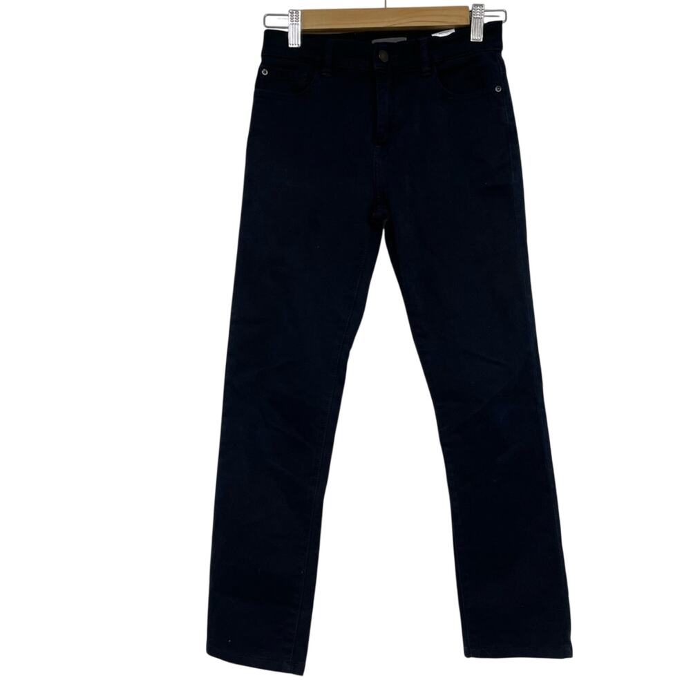 DL1961 Dark Blue Hawke Skinny Kids Jeans 12 Adjustable Waist Straight Leg Denim